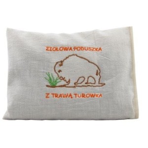 Ziołowa poduszka Z TRAWĄ ŻUBRÓWKĄ - Dary Natury