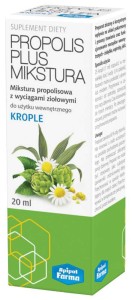 Propolis Plus Mikstura Z Ziołami Krople 20ml