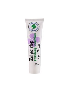  Żel do stóp Szałwia Mentol Zapach Potliwość 90 ml 