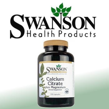 Swanson Cytrynian wapnia + magnez 2:1 - suplement diety 