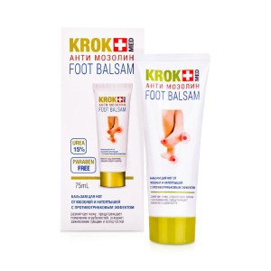 KrokMed Antimozolin Balsam na Modzele i Odciski – Mocznik 15%, Kwas Mlekowy 75 ml 