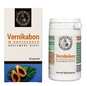 Vernikabon w kapsułkach 60 kaps. BONIMED - na pasożyty