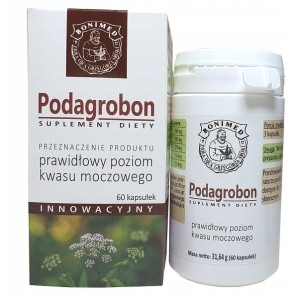 Bonimed PODAGROBON Ojca Grzegorza Sroki na kwas moczowy 60 kapsułek