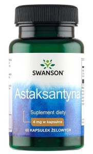 SWANSON Astaxanthin 4mg, 60sgels. - Astaksantyna