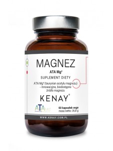 MAGNEZ ATAMg® (60 kapsułek vege Vcaps®) taurynian acetylu magnezu - suplement diety 