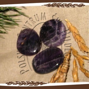 Ametyst - kamień płaski / 1 szt